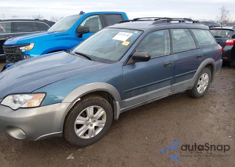 2005 Subaru Outback 2.5I from USA, damaged, VIN 4S4BP61C357343914